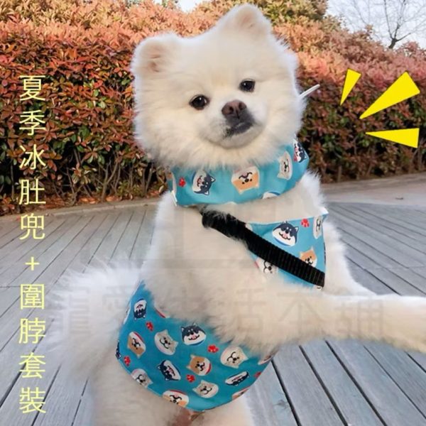 寵物降溫肚兜＋圍脖套裝 冰衣