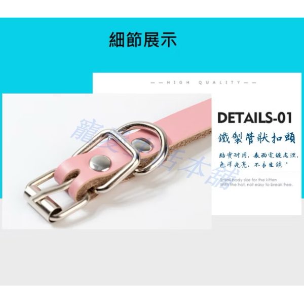 寵物真牛皮項圈