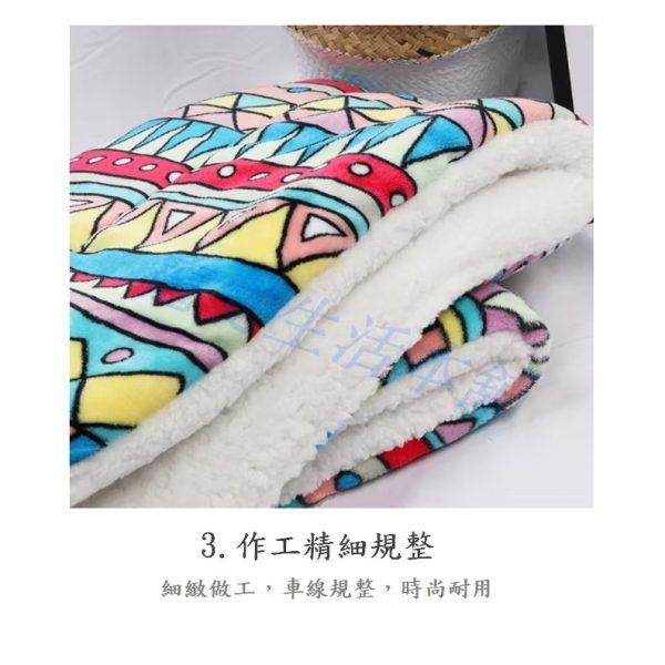 加厚寵物羊羔絨保暖毯子