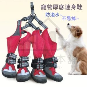 狗狗厚底連身鞋