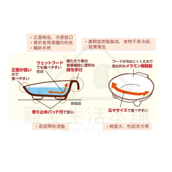 petio帶手把輔助碗（小號）