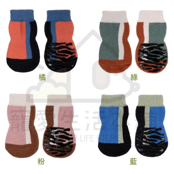 文藝風寵物襪子 狗狗襪子