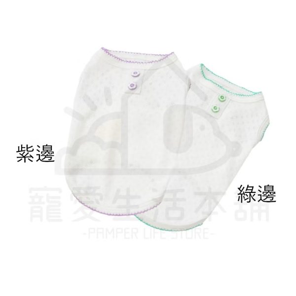 寵物夏季薄款打底白色純棉背心