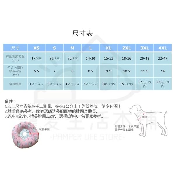 寵物伊莉莎白防舔頭套 頸圈 羞恥圈