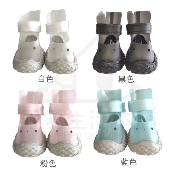 寵物tpu果凍色涼鞋
