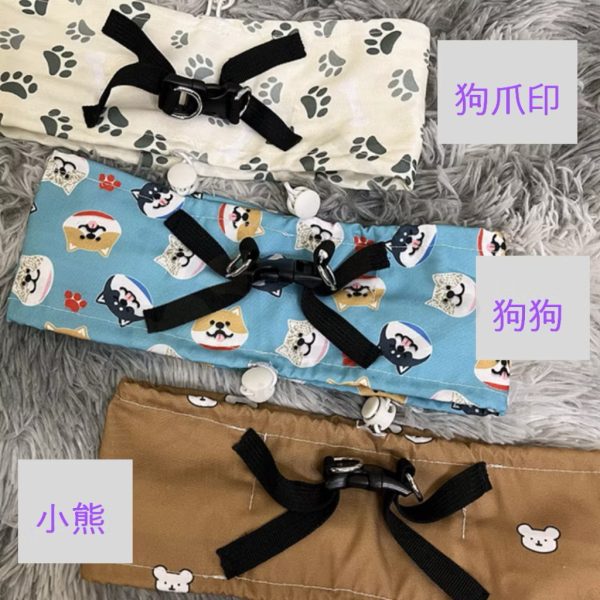 寵物夏季可牽引式降溫冰肚兜＋圍脖套裝