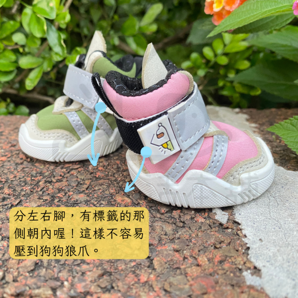 狗狗短筒防潑水內裡止滑運動鞋