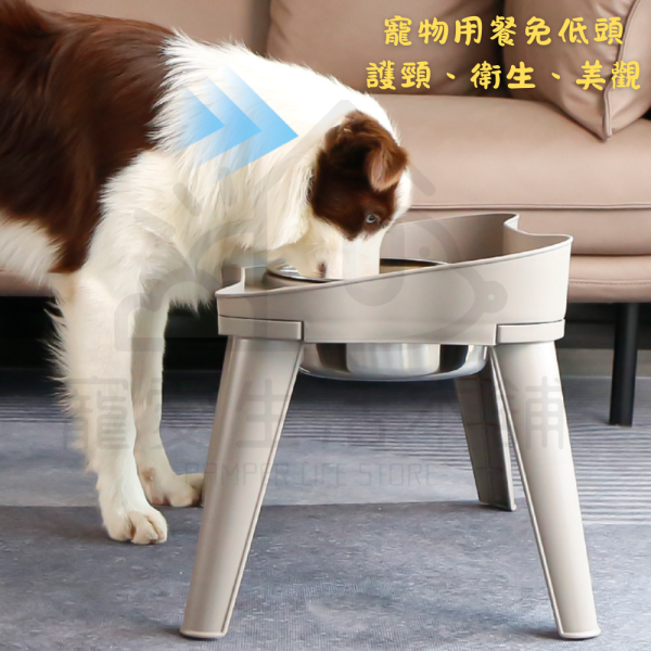 寵物雙碗高腳餐桌（三種尺寸）